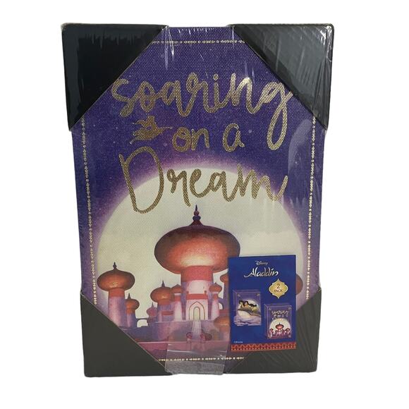 NWT Hot Topic Disney Aladdin Canvas Artwork - Picture 2 of 5